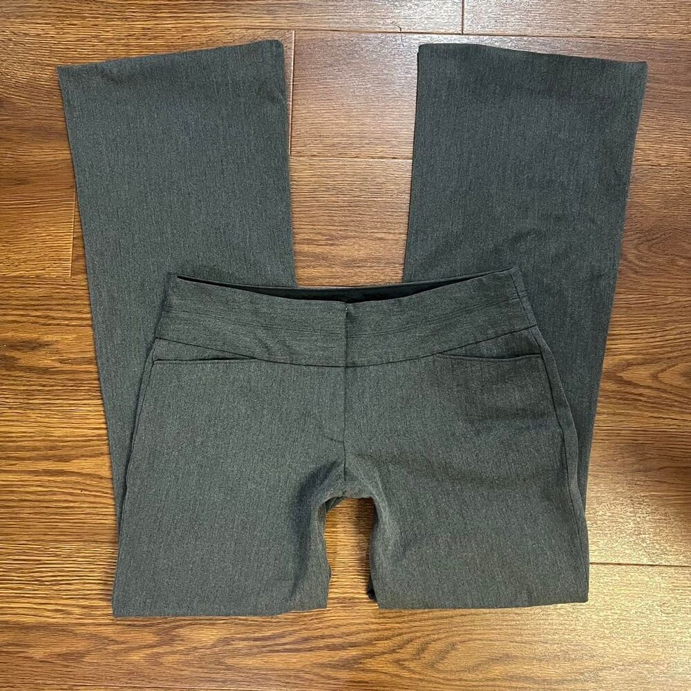 Express Women's Grey and Green Trousers